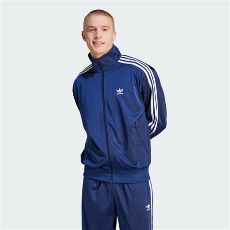 adidas firebird blauw|Adidas firebird track shirt.